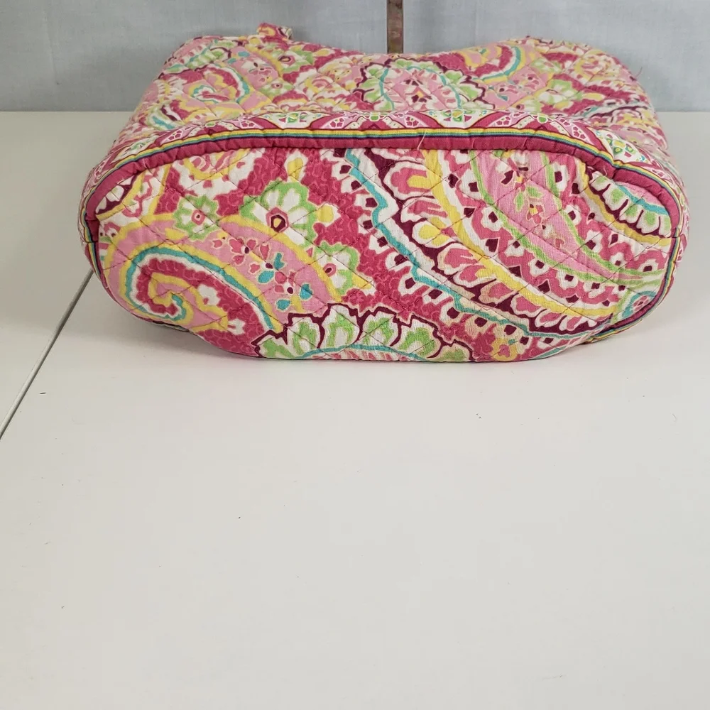 Vera Bradley Retired Print Capri Melon Bucket Tote Purse Shoulder Bag - Picture 9 of 16